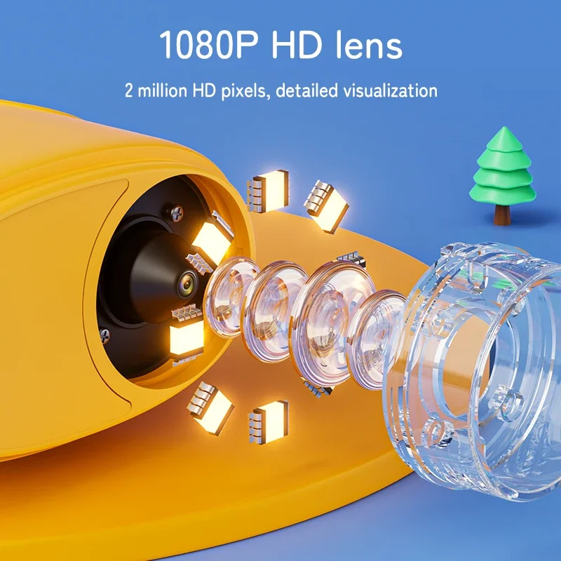1000X Handheld Microscope for Kids 2.0″ Screen Rechargeable Mini Pocket Digital Microscopes Portable Edu Gift Children