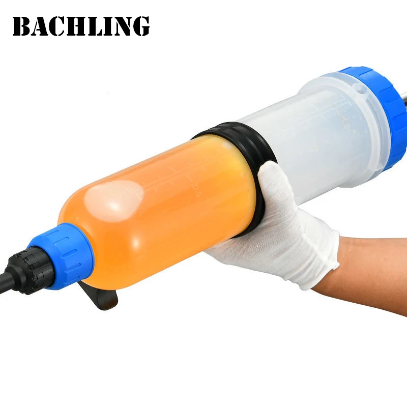 100/200/500/1500ml Car Engine Oil Change Syringe Bottle Transfer Automotive Fuel Extraction Pump Hand Tool Oil