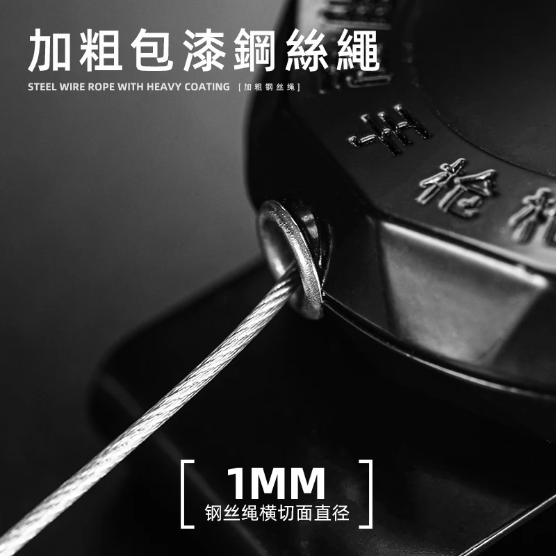 100CM Anti Lost Easy To Pull Buckle Military Gun Rope Keychain Keyring Steel Wire Rope High Resilience Retractable Key