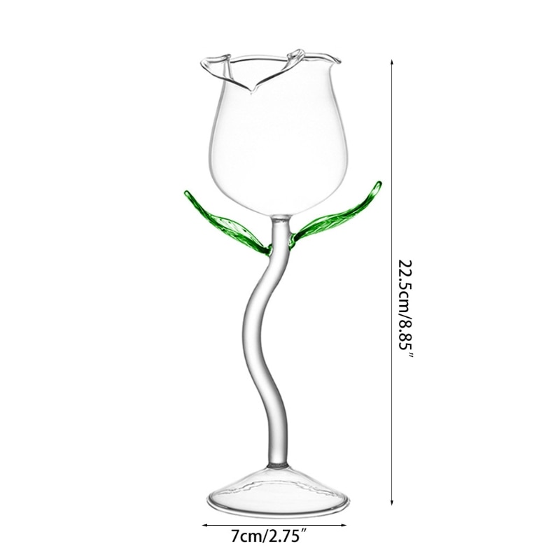 100ml 3D Rose Shaped Wine Glass 100ml 3D Rose Shaped Wine Glass