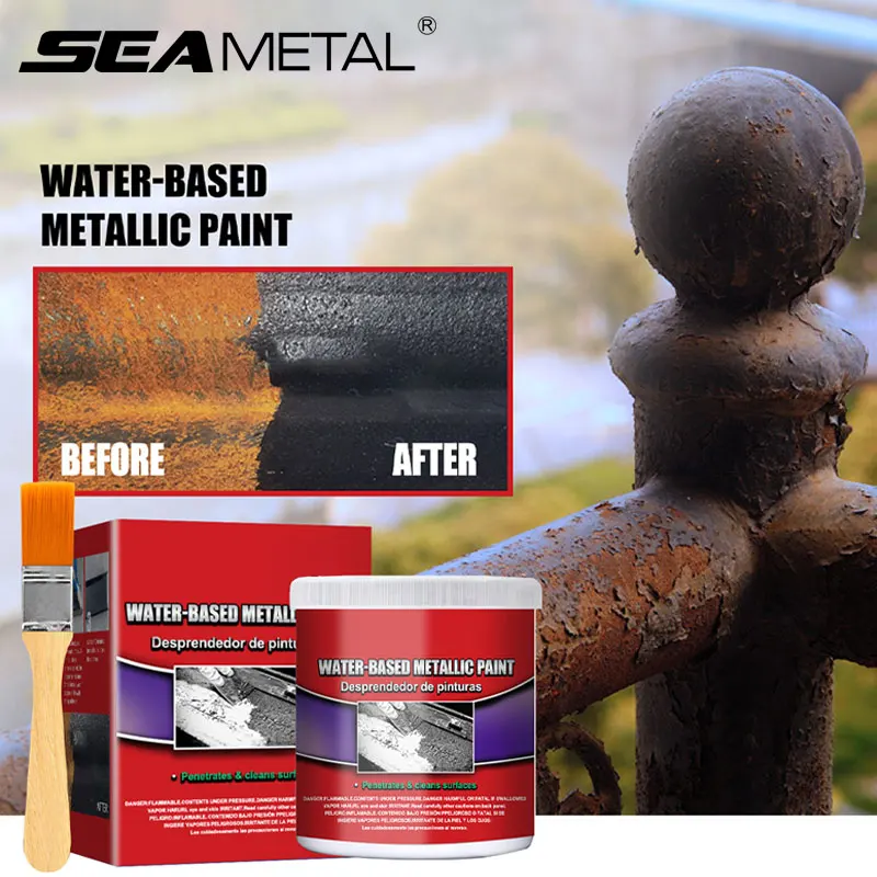 100ml Auto Anti Rust Paste Water-based Metal Surfaces Repair Rust Remover Car Chassis Rust Converter for Car Cleaning