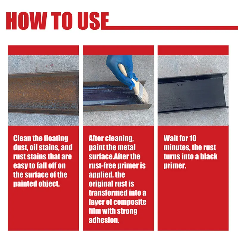 100ml Auto Anti Rust Paste Water-based Metal Surfaces Repair Rust Remover Car Chassis Rust Converter for Car Cleaning