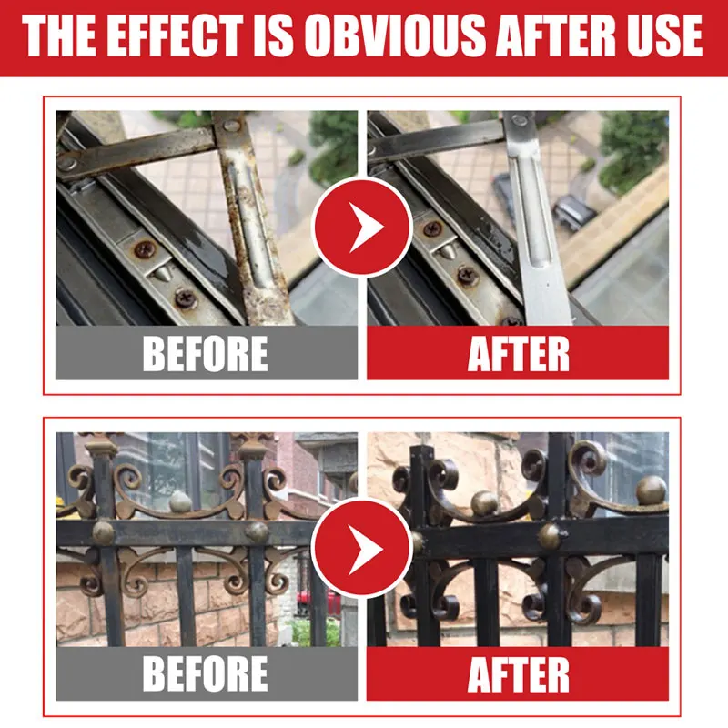 100ml Auto Anti Rust Paste Water-based Metal Surfaces Repair Rust Remover Car Chassis Rust Converter for Car Cleaning