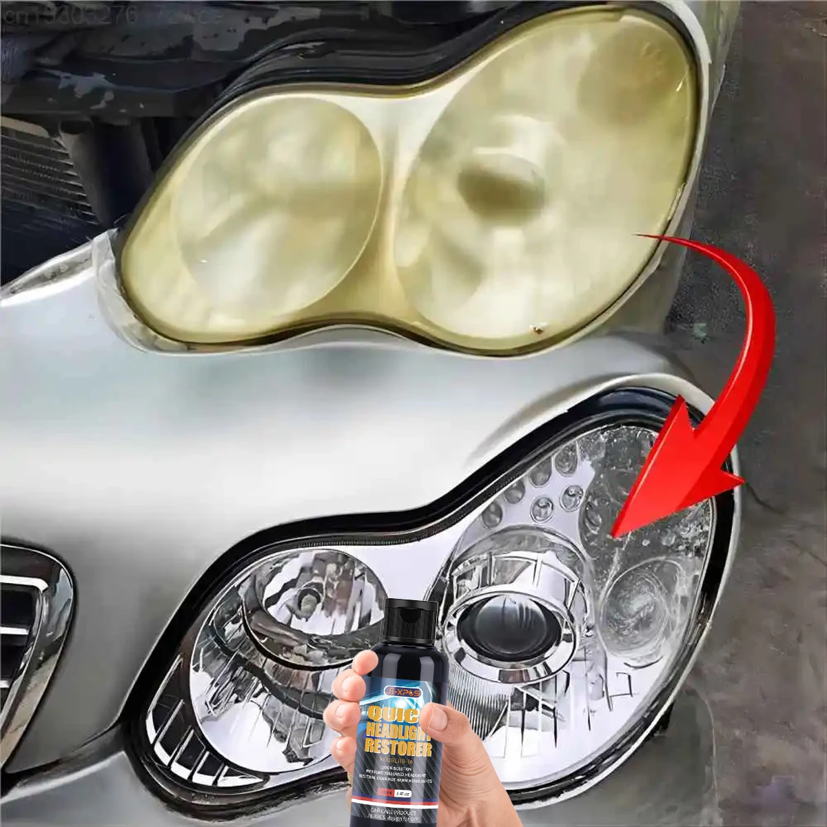 100ml Headlight Restoration Polishing Headlamp Scratch Remover Repair Cleaning Paste Remove Oxidation Headlight Polish