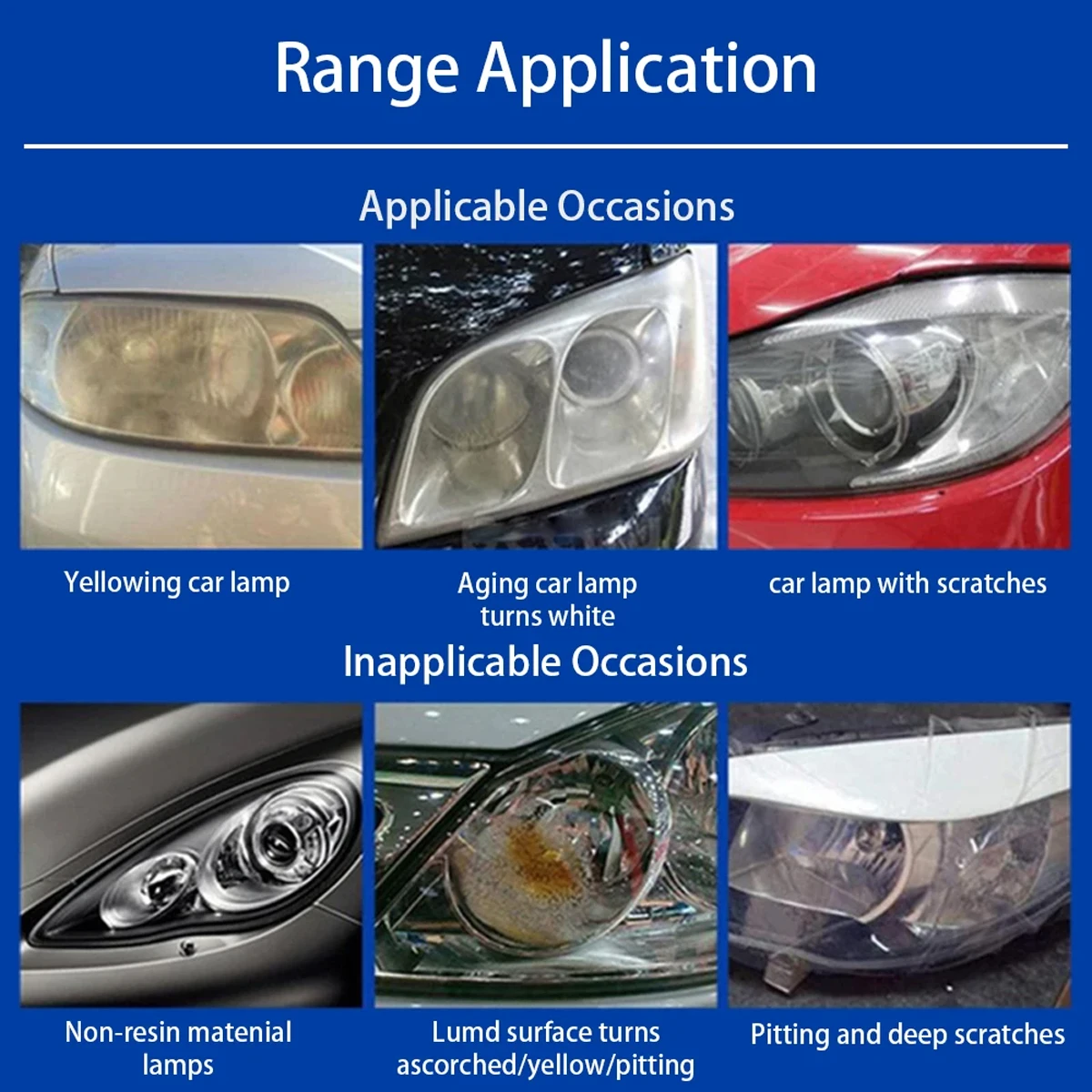 100ml Headlight Restoration Polishing Headlamp Scratch Remover Repair Cleaning Paste Remove Oxidation Headlight Polish