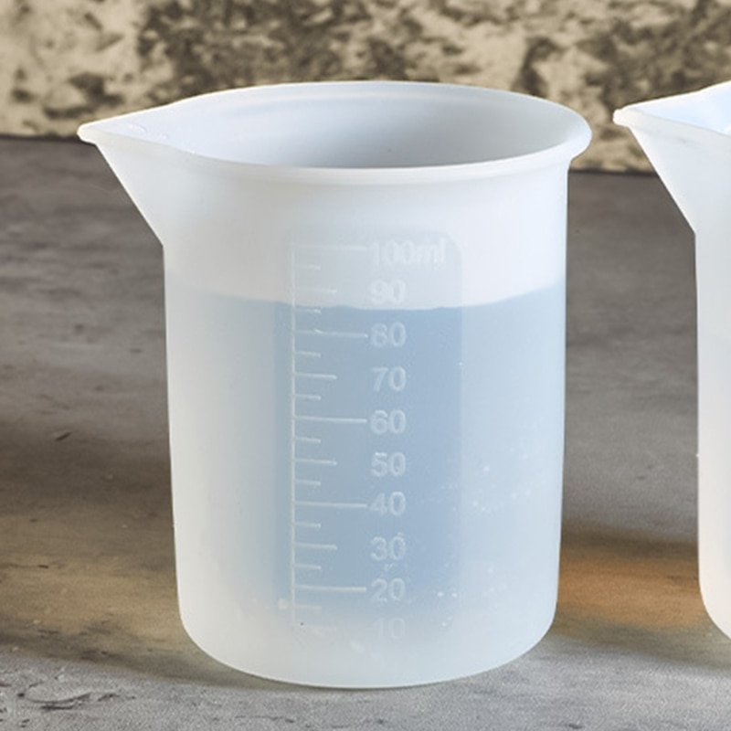 100ml Silicone Epoxy Measuring Cup 100ml Silicone Epoxy Measuring Cup
