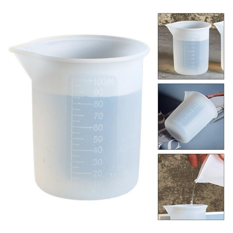 100ml Silicone Epoxy Measuring Cup 100ml Silicone Epoxy Measuring Cup