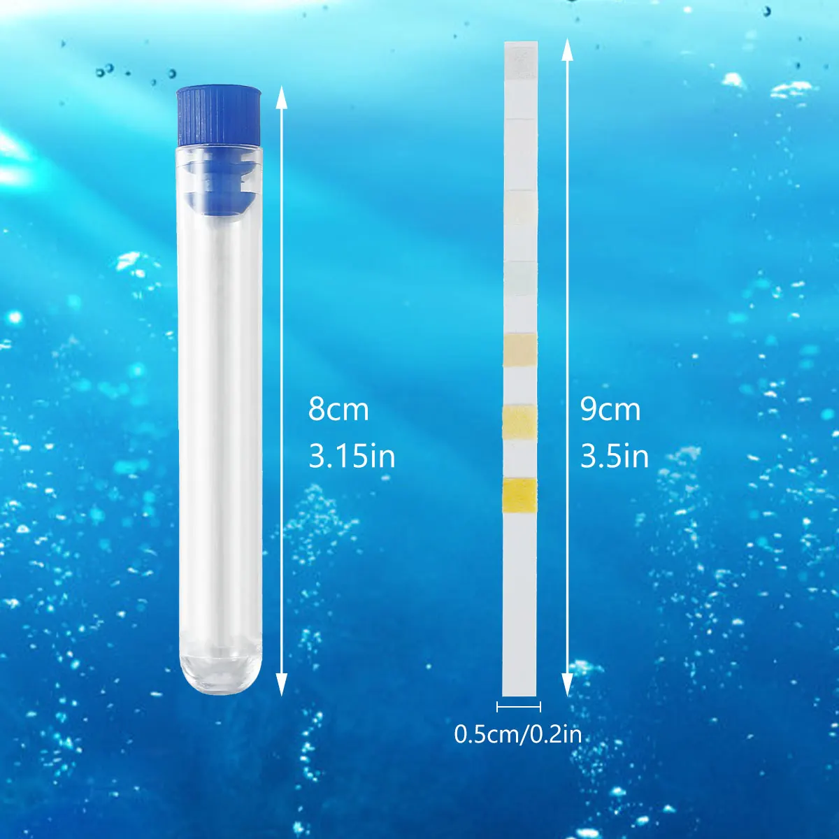 100Pcs Aquarium Test Strips Water Quality Test Strip 7/in1 Fish Tank Test Kit Freshwater Saltwater Aquarium Water pH 100Pcs Aquarium Test Strips Water Quality Test Strip 7/in1 Fish Tank Test Kit Freshwater Saltwater Aquarium Water pH