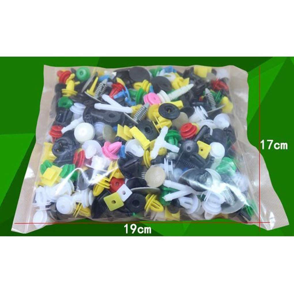 100Pcs Car Clips Fastener Screws Bumper Interior Decoration Auto Plastic Random Mixing Universal Plastic