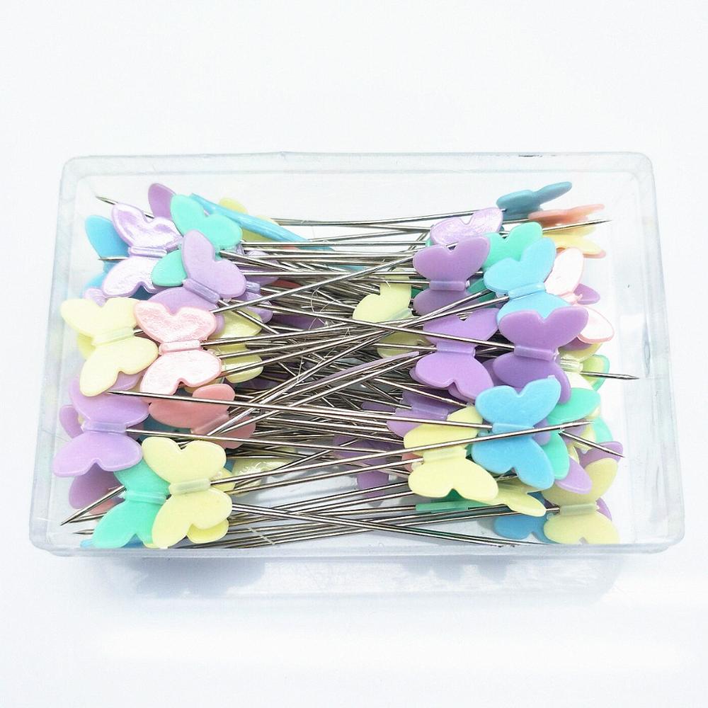 100Pcs Dressmaking Pins Embroidery Patchwork Pins Accessories Tools Sewing Needle DIY Sewing Accessories Stainless Steel 100Pcs Dressmaking Pins Embroidery Patchwork Pins Accessories Tools Sewing Needle DIY Sewing Accessories Stainless Steel