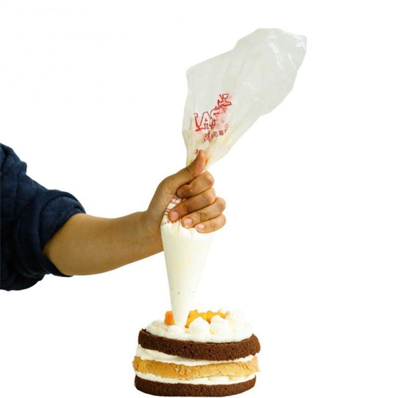 100pcs Laminating Nozzle Bag Plastic Disposable Transparent Small Size Cream Cake Squeeze Bag Baking Dessert Kitchen 100pcs Laminating Nozzle Bag Plastic Disposable Transparent Small Size Cream Cake Squeeze Bag Baking Dessert Kitchen