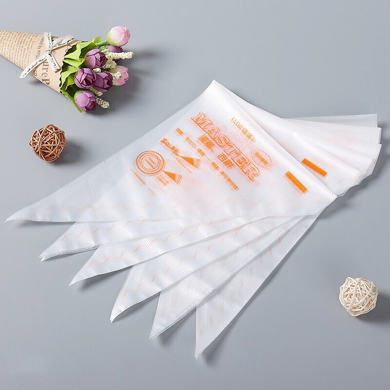 100pcs Laminating Nozzle Bag Plastic Disposable Transparent Small Size Cream Cake Squeeze Bag Baking Dessert Kitchen 100pcs Laminating Nozzle Bag Plastic Disposable Transparent Small Size Cream Cake Squeeze Bag Baking Dessert Kitchen