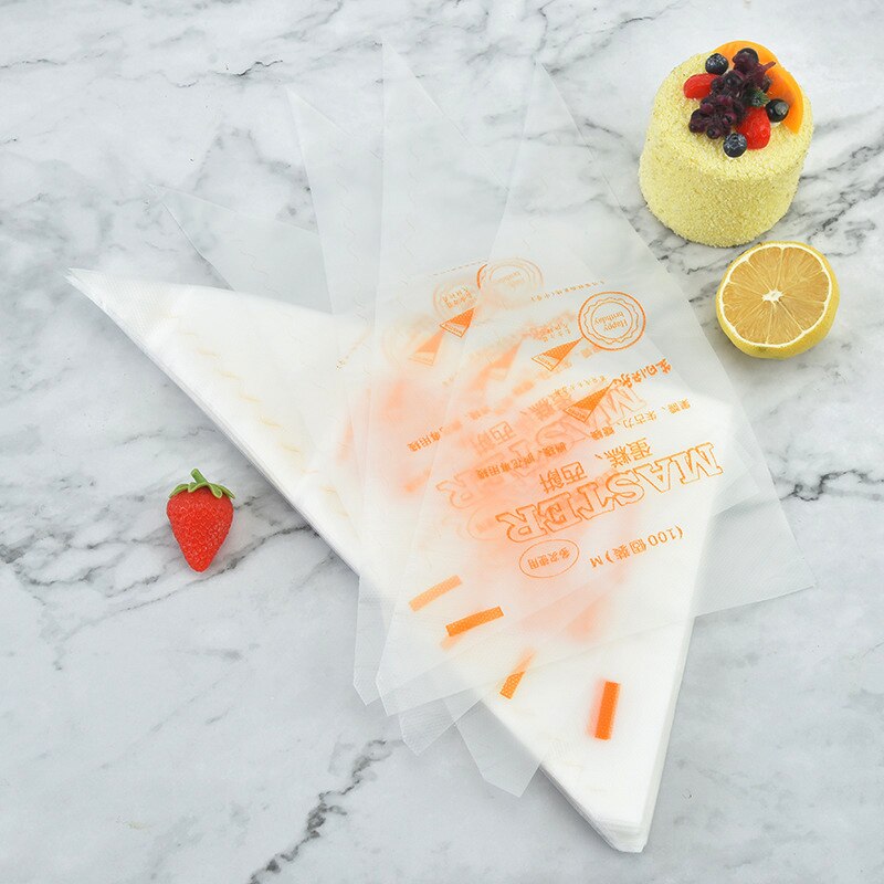 100pcs Laminating Nozzle Bag Plastic Disposable Transparent Small Size Cream Cake Squeeze Bag Baking Dessert Kitchen 100pcs Laminating Nozzle Bag Plastic Disposable Transparent Small Size Cream Cake Squeeze Bag Baking Dessert Kitchen