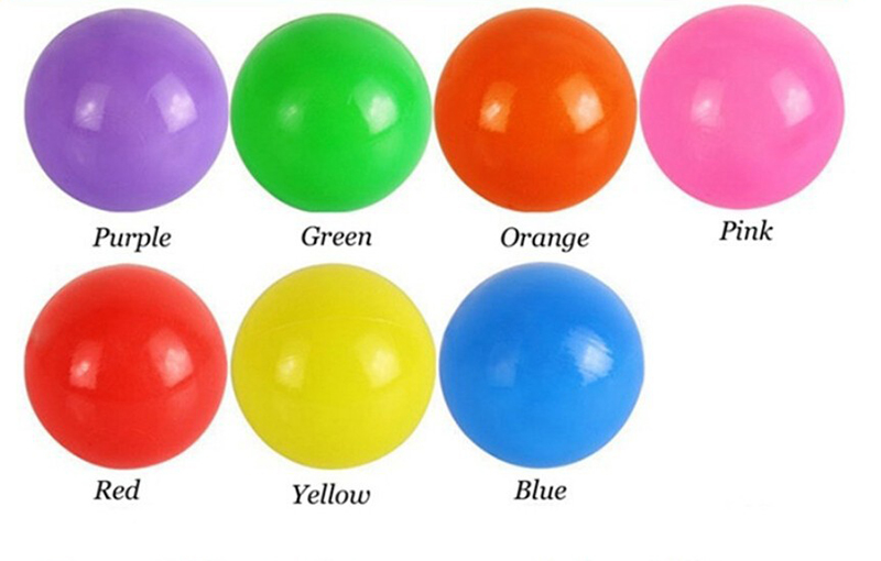 100pcs Soft Toy Plastic Balls for Kids 100pcs Soft Toy Plastic Balls for Kids