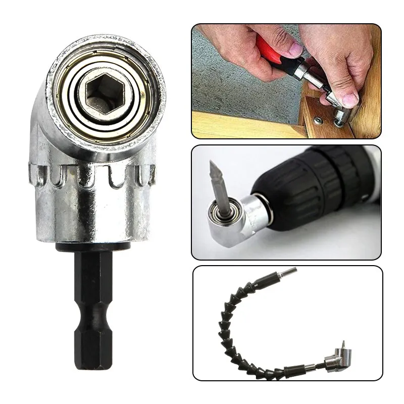 105 Degree Turning Screwdriver Joint Electric Drill Corner Attachment Extension Socket Screwdriver Head Tool 105 Degree Turning Screwdriver Joint Electric Drill Corner Attachment Extension Socket Screwdriver Head Tool