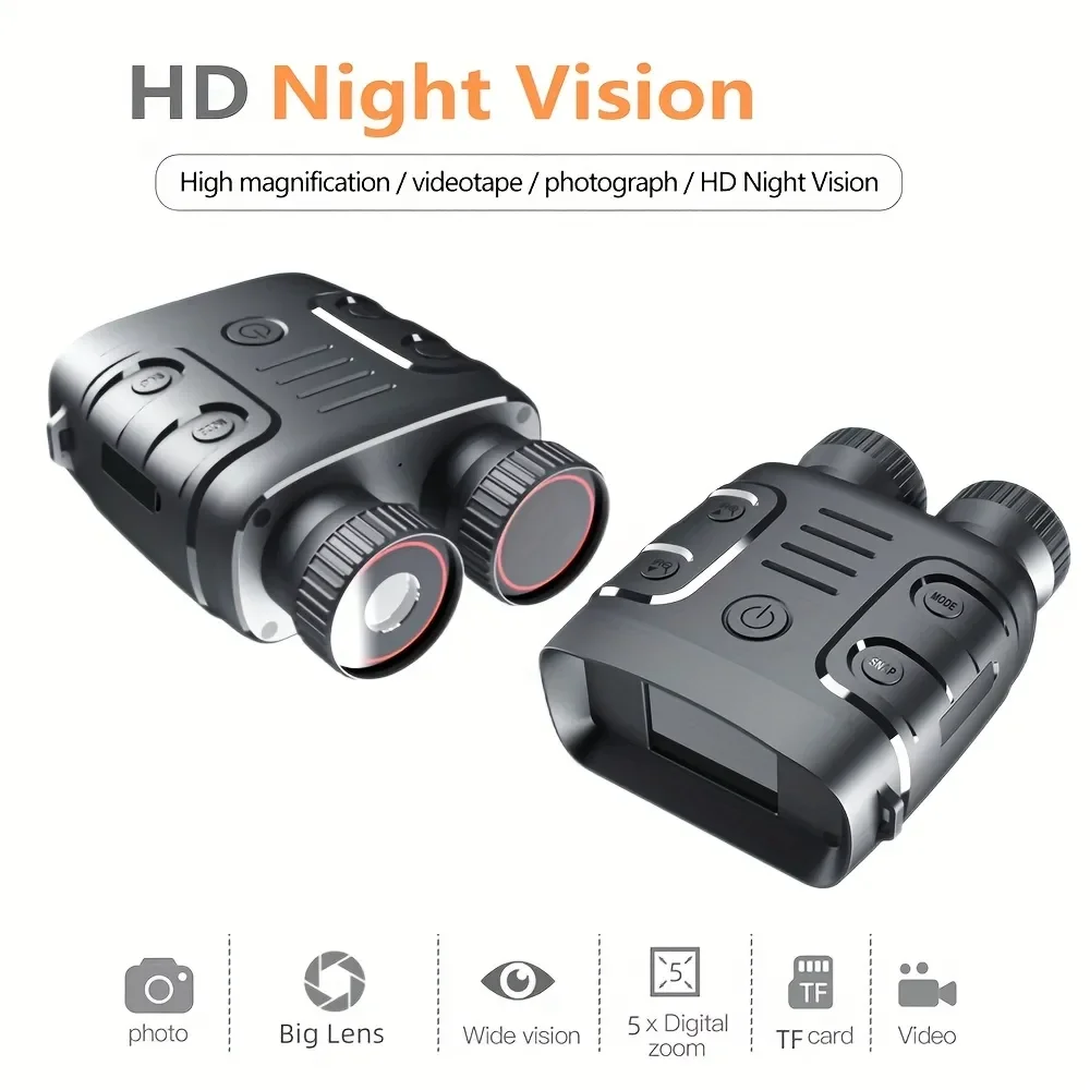 1080P Binocular Infrared Night-Visions Device 5X Binocular Day Night Use Photo Video Taking Digital Zoom for Hunting 1080P Binocular Infrared Night-Visions Device 5X Binocular Day Night Use Photo Video Taking Digital Zoom for Hunting