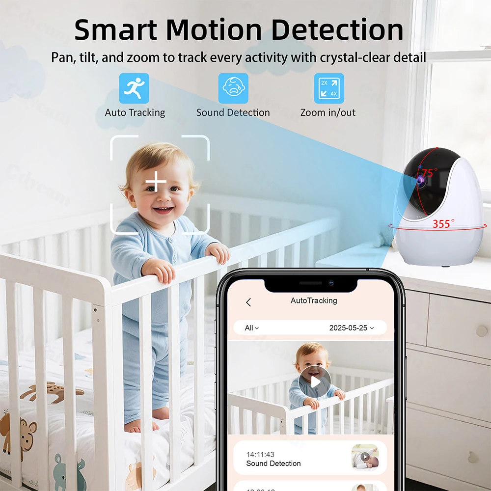 1080P HD WiFi Baby Monitor Phone APP Remote View 4.3″ Nanny Night Light VOX HD Night Vision Lullabies Temperature 1080P HD WiFi Baby Monitor Phone APP Remote View 4.3″ Nanny Night Light VOX HD Night Vision Lullabies Temperature