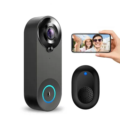 1080P Wireless Video Doorbell Camera WiFi Smart Door Bell Tuya Smart Home Security Motion Detect Night Vision Intercom 1080P Wireless Video Doorbell Camera WiFi Smart Door Bell Tuya Smart Home Security Motion Detect Night Vision Intercom