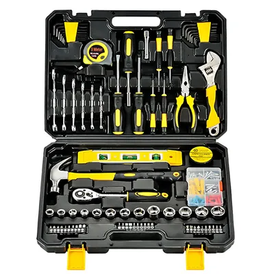 108pcs Tool Set General House hold Hand Tool Kit with Plastic Toolbox Storage Case Used to Car repair And home Repair 108pcs Tool Set General House hold Hand Tool Kit with Plastic Toolbox Storage Case Used to Car repair And home Repair