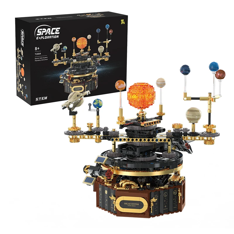 1098Pcs Technical Solar System Sun and Earth Revolution Building Blocks Creative Science Experiment Bricks Educational 1098Pcs Technical Solar System Sun and Earth Revolution Building Blocks Creative Science Experiment Bricks Educational