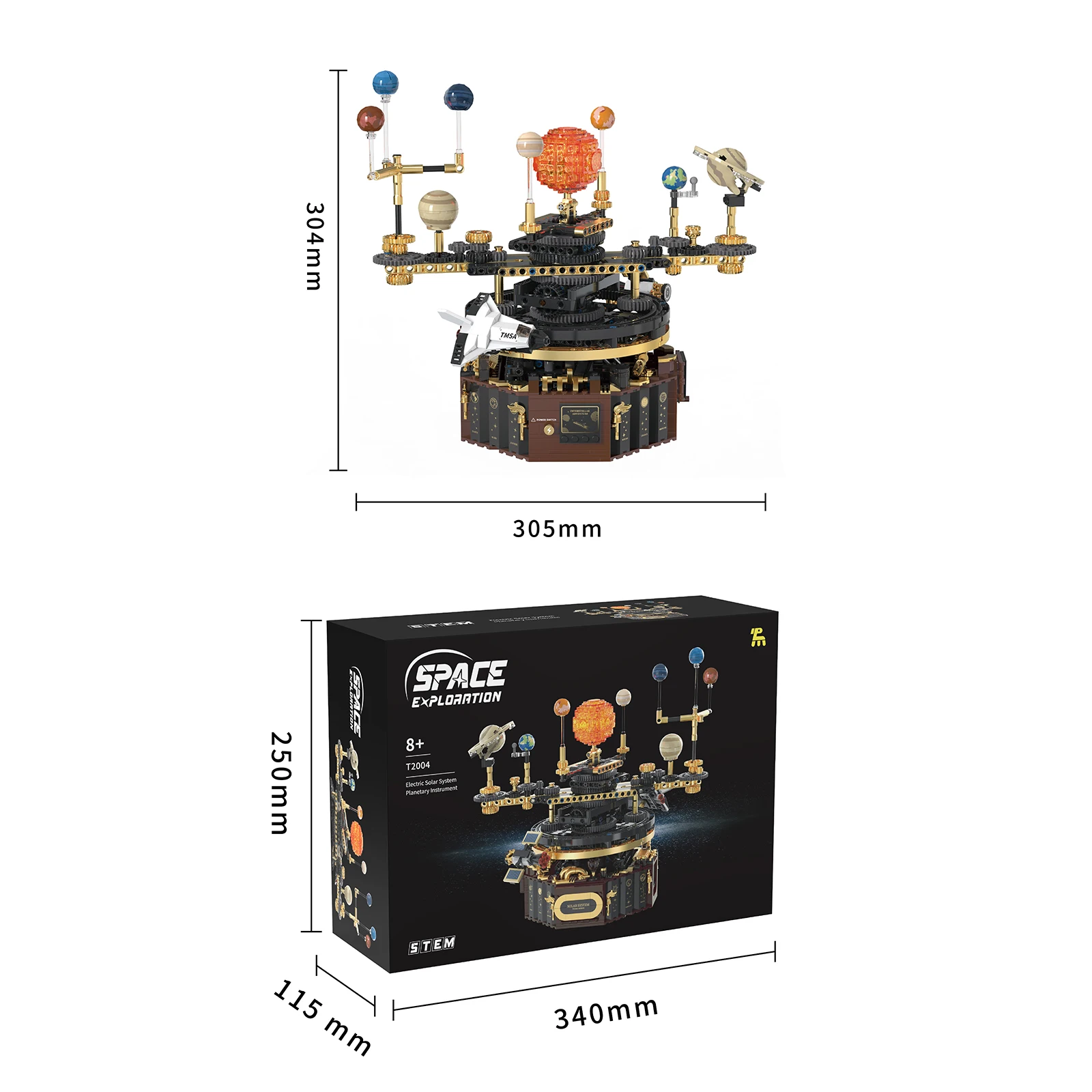 1098Pcs Technical Solar System Sun and Earth Revolution Building Blocks Creative Science Experiment Bricks Educational 1098Pcs Technical Solar System Sun and Earth Revolution Building Blocks Creative Science Experiment Bricks Educational
