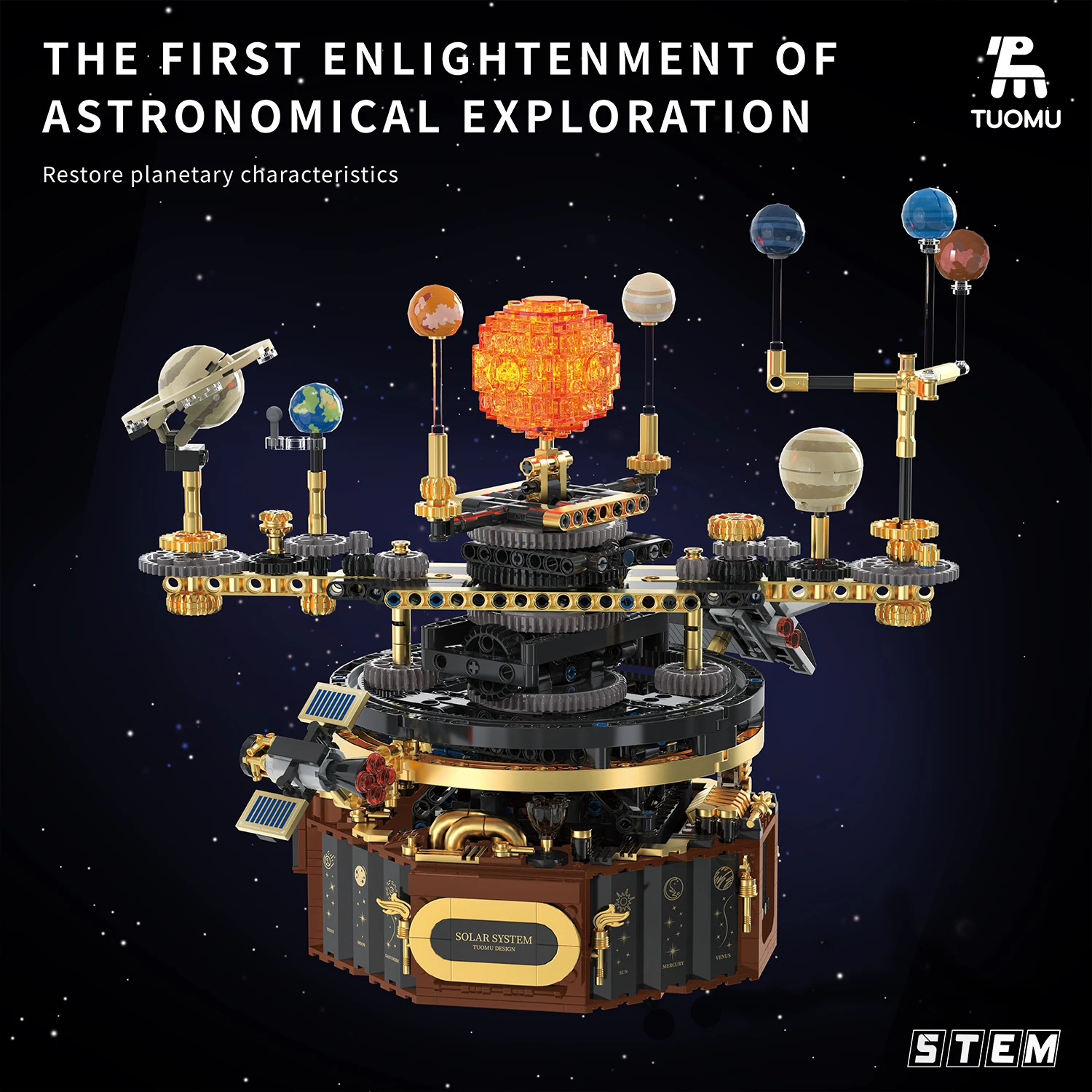 1098Pcs Technical Solar System Sun and Earth Revolution Building Blocks Creative Science Experiment Bricks Educational 1098Pcs Technical Solar System Sun and Earth Revolution Building Blocks Creative Science Experiment Bricks Educational