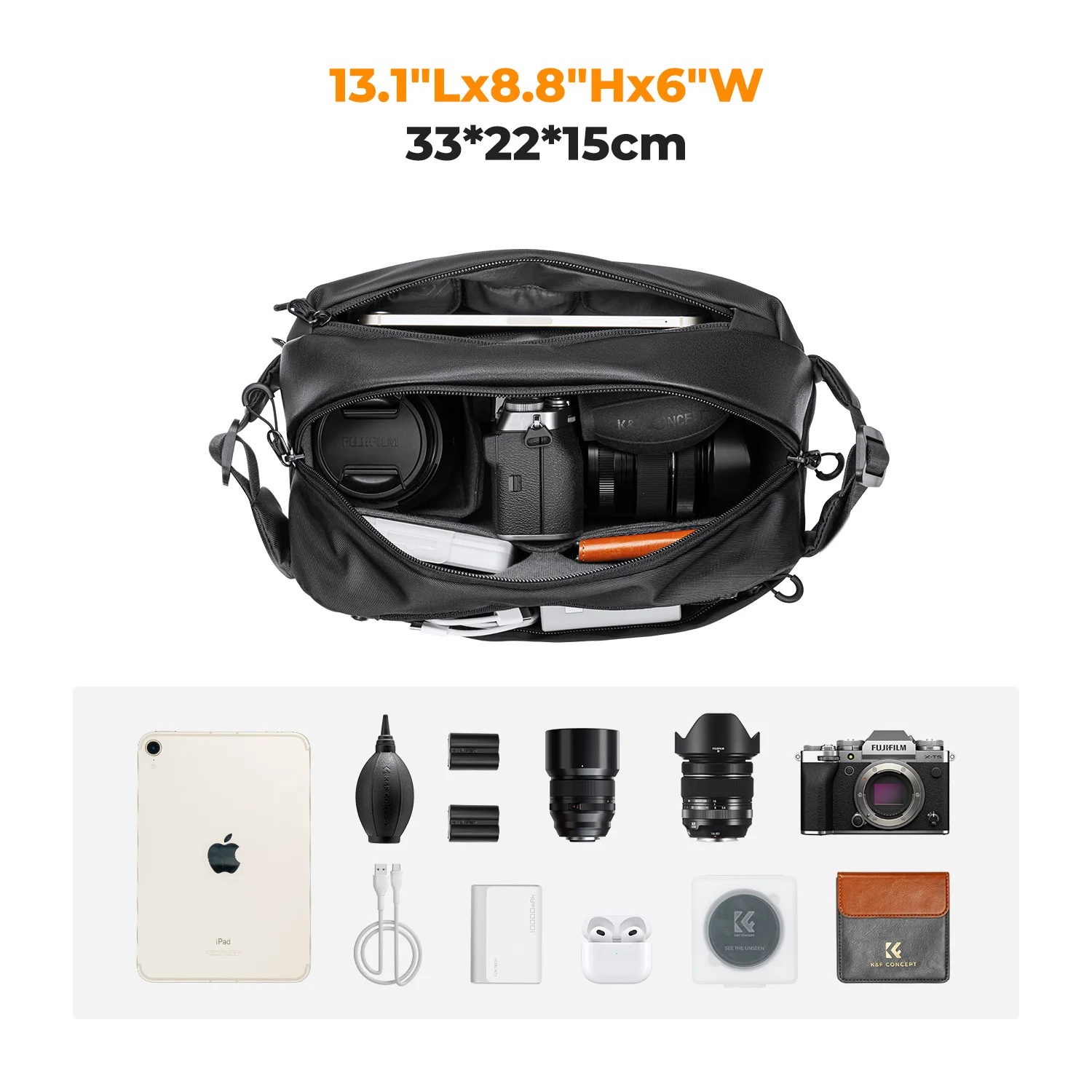 10L Camera Shoulder Bag for Digital Canon/Nikon/Sony/DJI Drone Lightweight Travel Photography Sling Bag Carry Pouchs 10L Camera Shoulder Bag for Digital Canon/Nikon/Sony/DJI Drone Lightweight Travel Photography Sling Bag Carry Pouchs