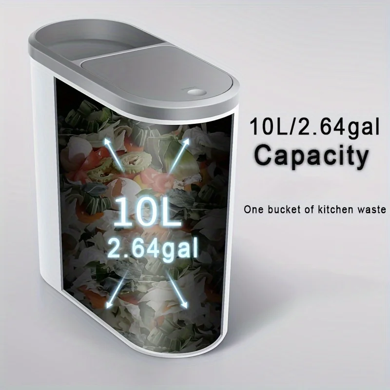 10L Large Capacity Silent Closed Plastic Bathroom Garbage Bin – Space saving Design, Creative Household Gap Garbage Bin 10L Large Capacity Silent Closed Plastic Bathroom Garbage Bin – Space saving Design, Creative Household Gap Garbage Bin