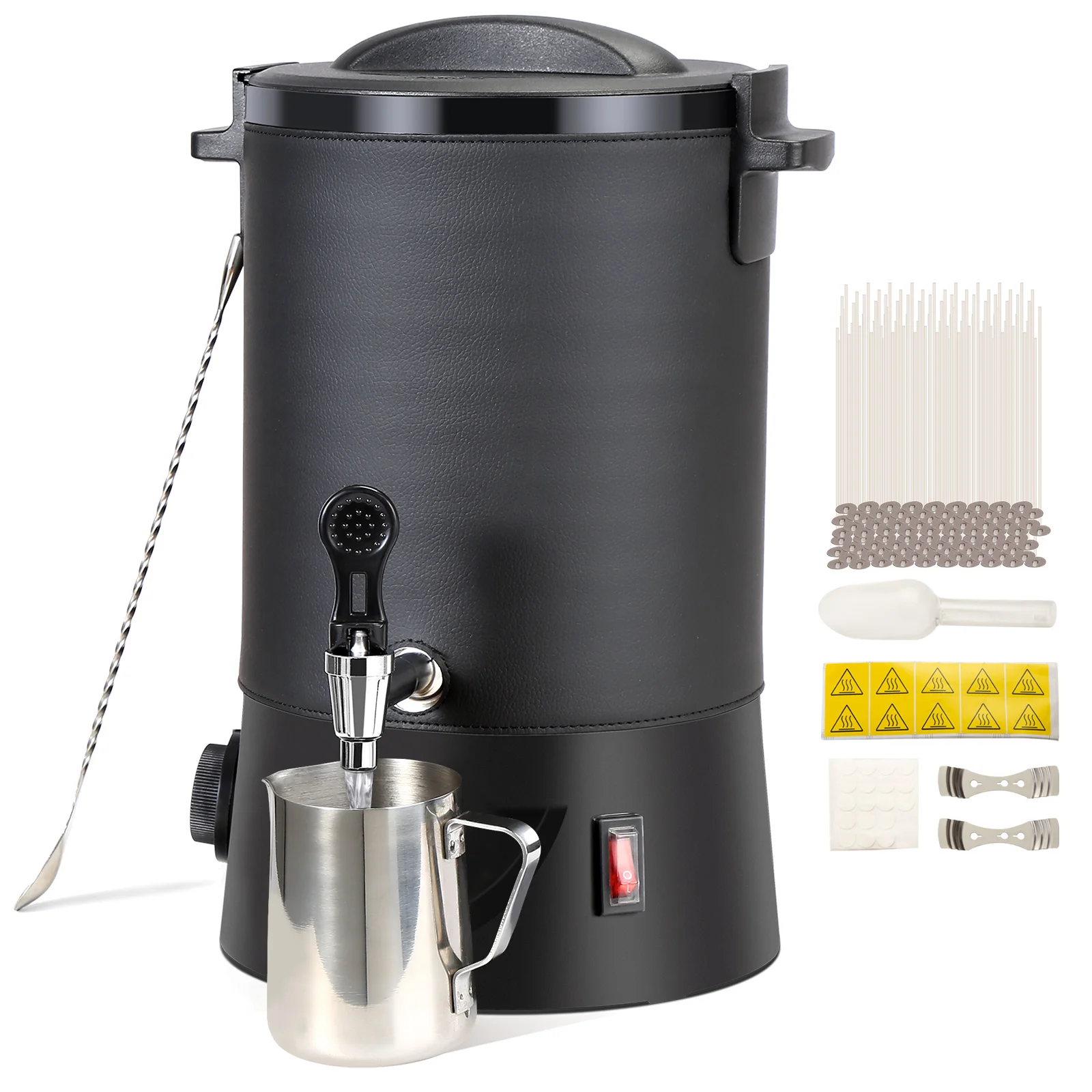 10L Wax Melter for Candle Making Large Electric Wax Melting Pot Easy Pour Spout 9-Level Temperature Control 10L Wax Melter for Candle Making Large Electric Wax Melting Pot Easy Pour Spout 9-Level Temperature Control