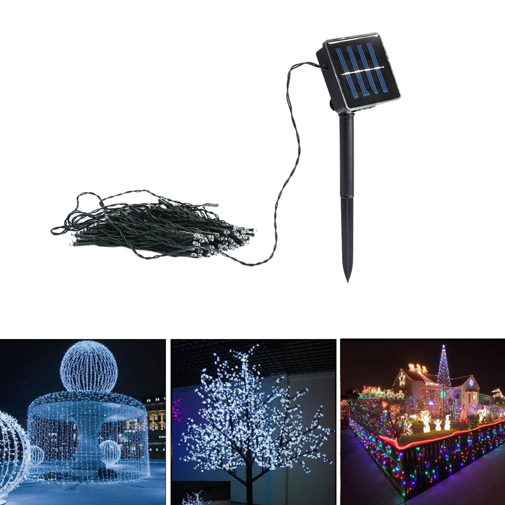 10m LED String Lights Solar Powered Outdoor Hanging Lights 10m LED String Lights Solar Powered Outdoor Hanging Lights