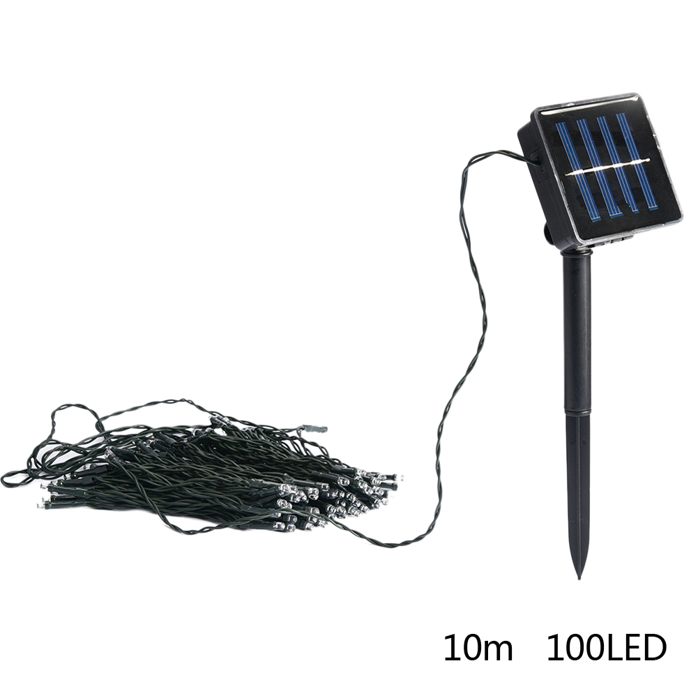10m LED String Lights Solar Powered Outdoor Hanging Lights 10m LED String Lights Solar Powered Outdoor Hanging Lights