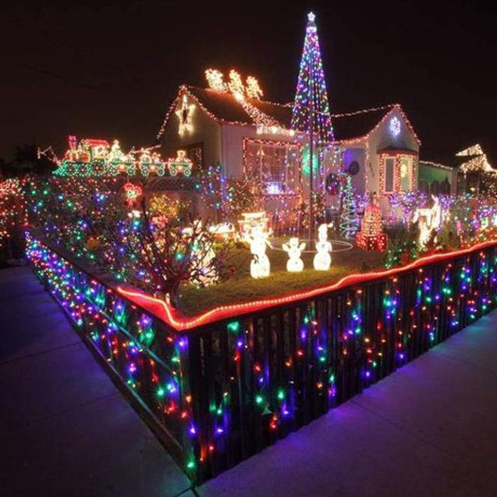 10m LED String Lights Solar Powered Outdoor Hanging Lights 10m LED String Lights Solar Powered Outdoor Hanging Lights