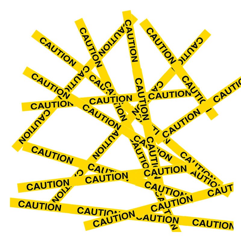 10M Yellow Caution Sign Tape 10M Yellow Caution Sign Tape