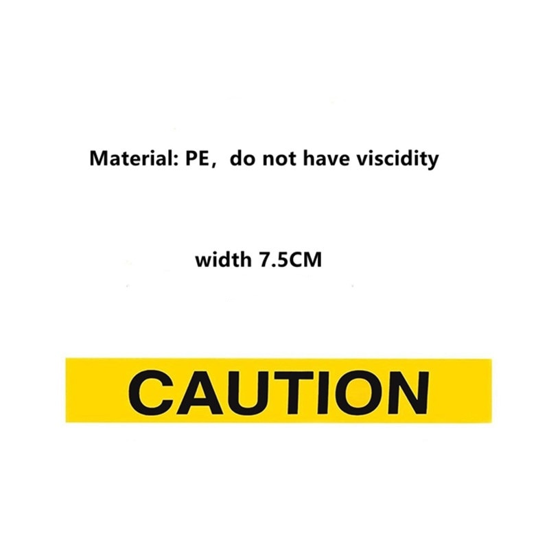 10M Yellow Caution Sign Tape 10M Yellow Caution Sign Tape