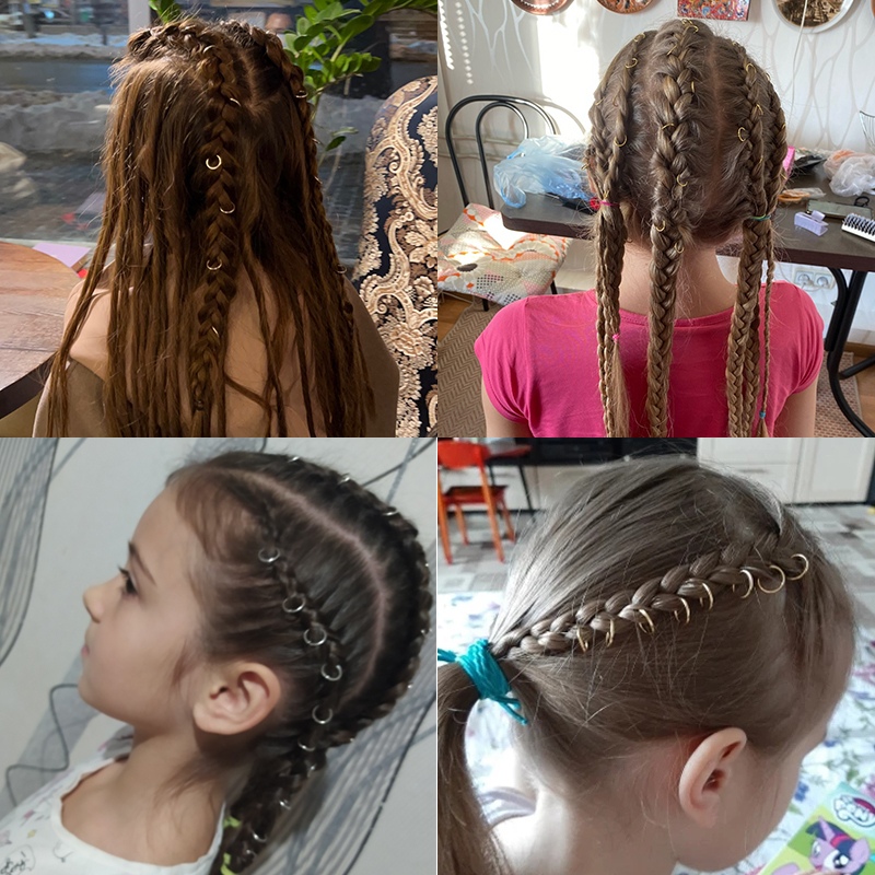 10mm Hair Braid Rings (50 pcs) 10mm Hair Braid Rings (50 pcs)