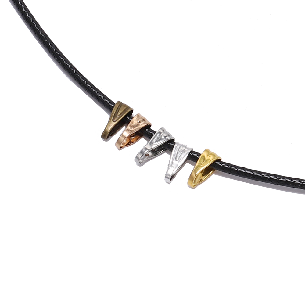 10Pcs Leather Cord Necklace With Clasp Adjustable Braided Rope for Jewelry Making DIY Necklace Bracelet Supplies