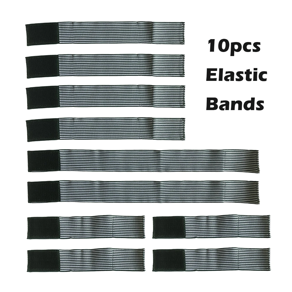10pcs Microcurrent Conductive Silicone Electrode Pad Fixing Elastic Band Adjustable Stretch Strip for EMS Electro Patch 10pcs Microcurrent Conductive Silicone Electrode Pad Fixing Elastic Band Adjustable Stretch Strip for EMS Electro Patch