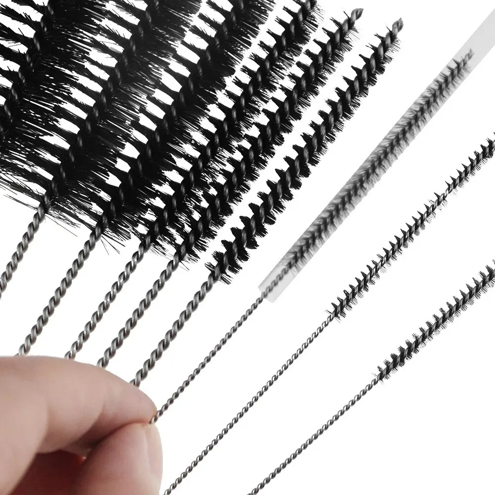 10pcs Nylon Tube Brushes Straw Set For Drinking Straws Glasses Keyboards Jewelry Cleaning Reusable Brushes Clean Tools