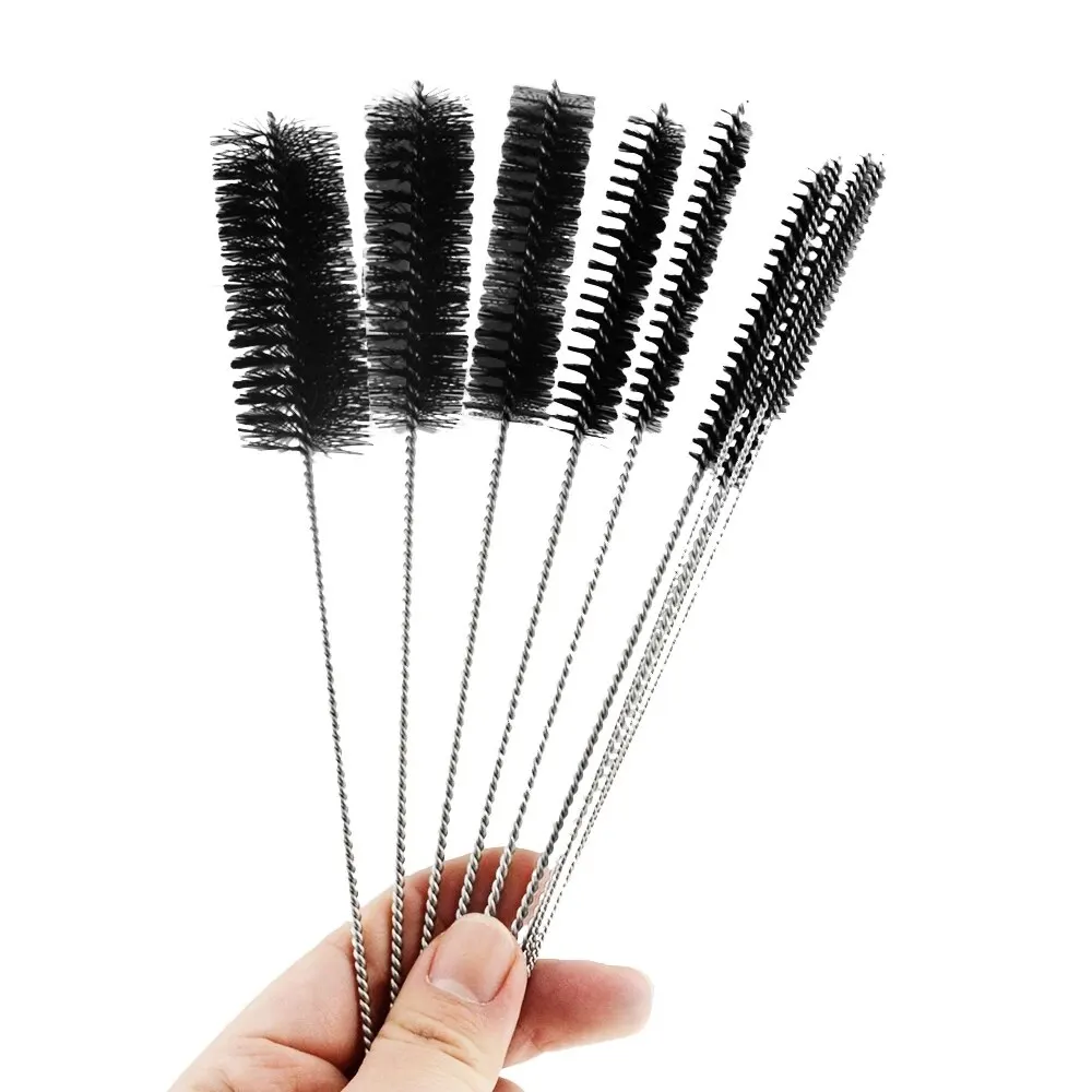 10pcs Nylon Tube Brushes Straw Set For Drinking Straws Glasses Keyboards Jewelry Cleaning Reusable Brushes Clean Tools