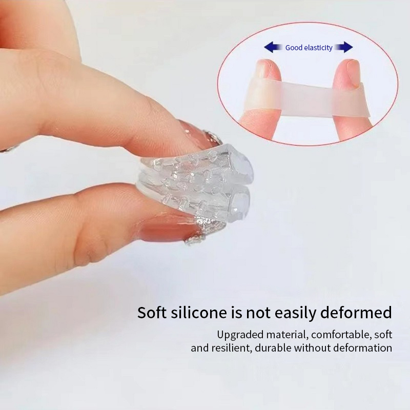 10Pcs Silicone Toe Caps Anti Friction Breathable Toe Protector Prevents Blisters Toe Caps Cover Protectors Foot Care