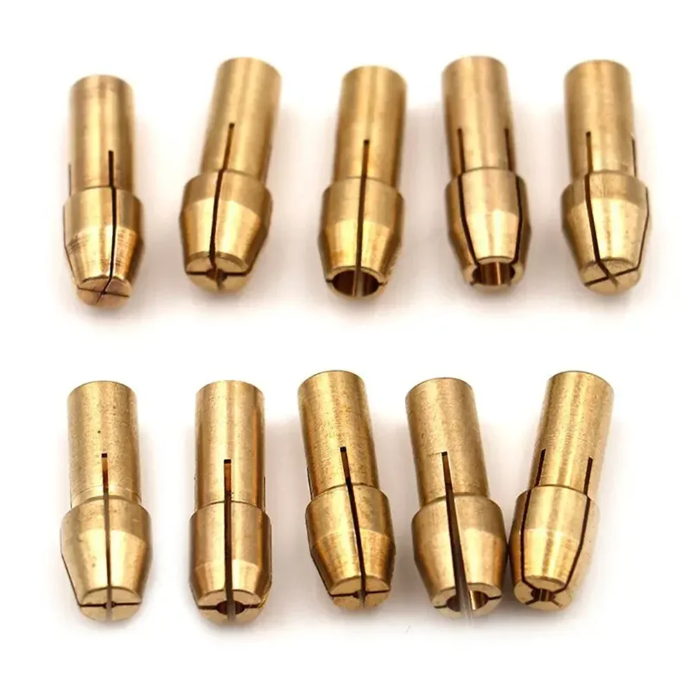 10Pcs/Set Mini Drill Chucks Adapter 0.5mm-3.2mm Dremel Mini Drill Chucks Chuck Adapter Micro Collet Brass For Power 10Pcs/Set Mini Drill Chucks Adapter 0.5mm-3.2mm Dremel Mini Drill Chucks Chuck Adapter Micro Collet Brass For Power