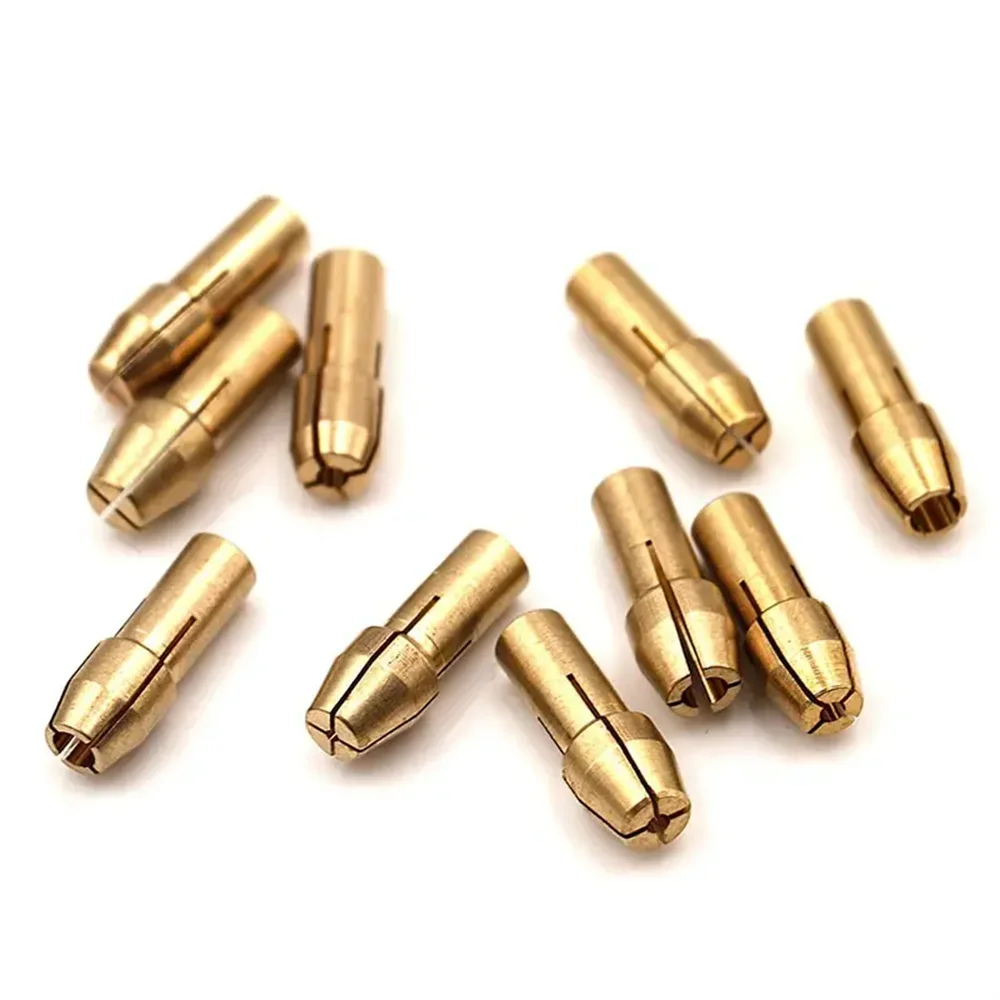 10Pcs/Set Mini Drill Chucks Adapter 0.5mm-3.2mm Dremel Mini Drill Chucks Chuck Adapter Micro Collet Brass For Power 10Pcs/Set Mini Drill Chucks Adapter 0.5mm-3.2mm Dremel Mini Drill Chucks Chuck Adapter Micro Collet Brass For Power