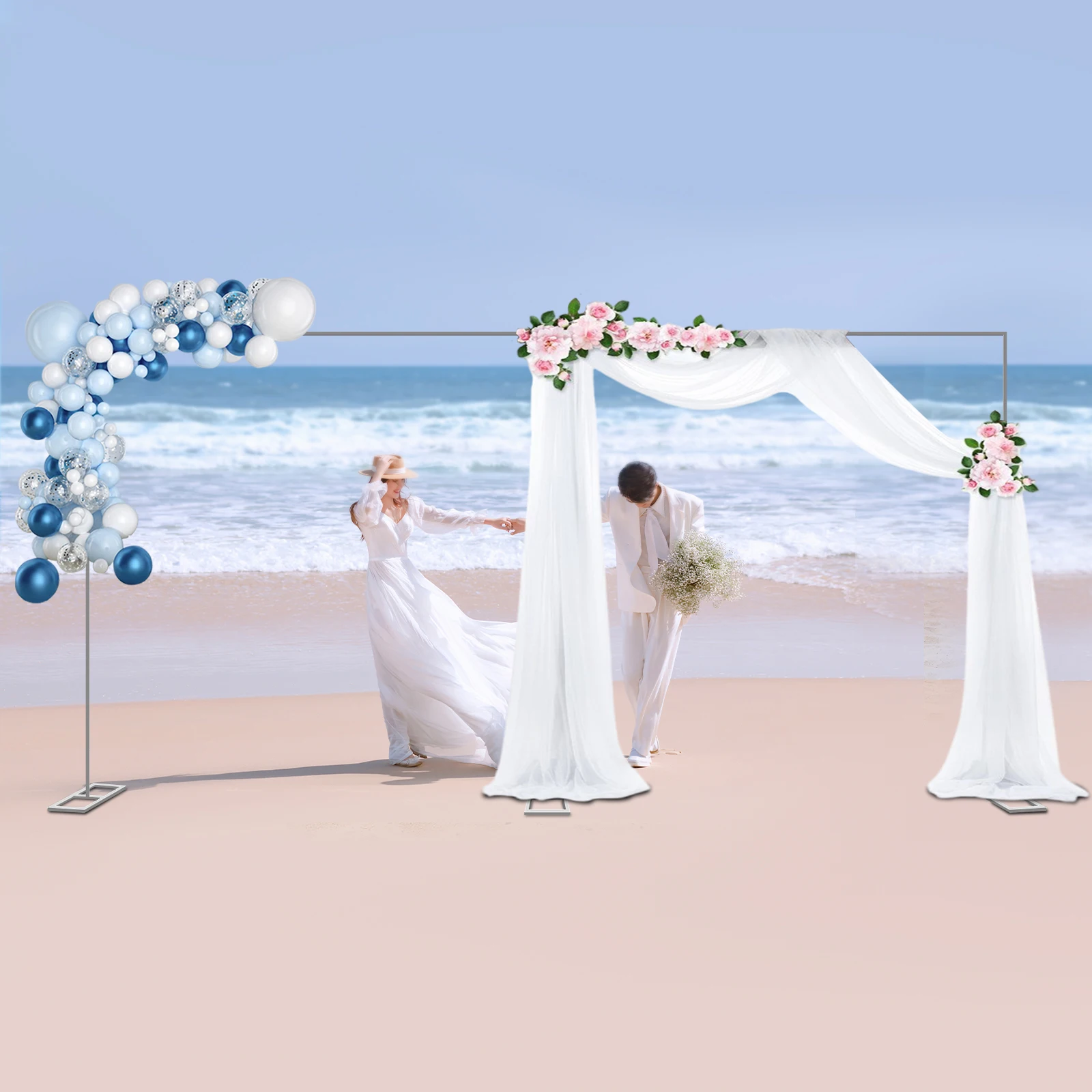 10x20Ft Wedding Party Backdrop Stand Pipe Kit Heavy Duty Photography Background Support System Curtain Frame Wedding 10x20Ft Wedding Party Backdrop Stand Pipe Kit Heavy Duty Photography Background Support System Curtain Frame Wedding