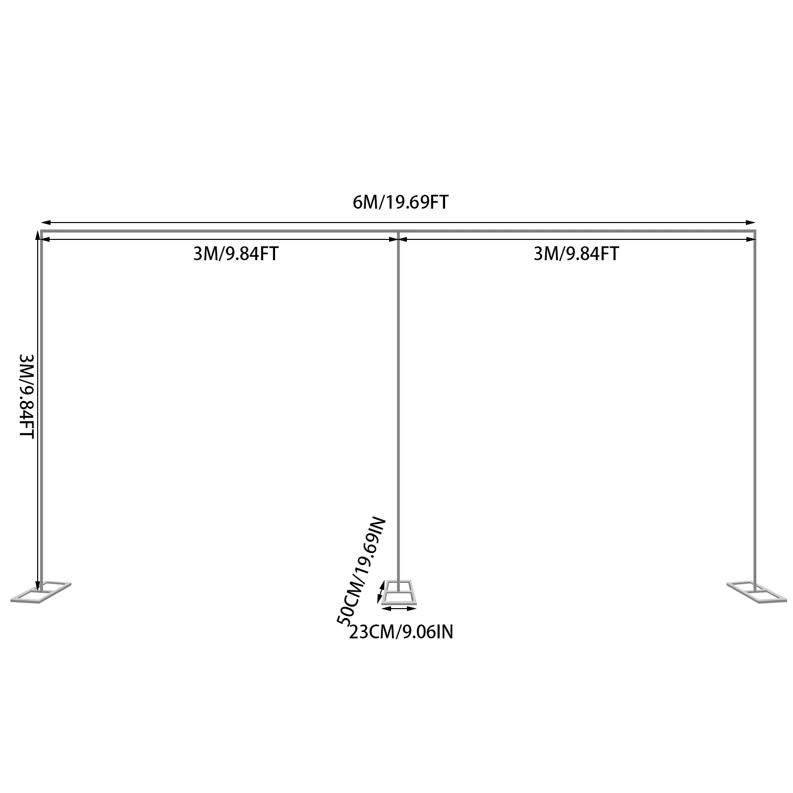 10x20Ft Wedding Party Backdrop Stand Pipe Kit Heavy Duty Photography Background Support System Curtain Frame Wedding 10x20Ft Wedding Party Backdrop Stand Pipe Kit Heavy Duty Photography Background Support System Curtain Frame Wedding