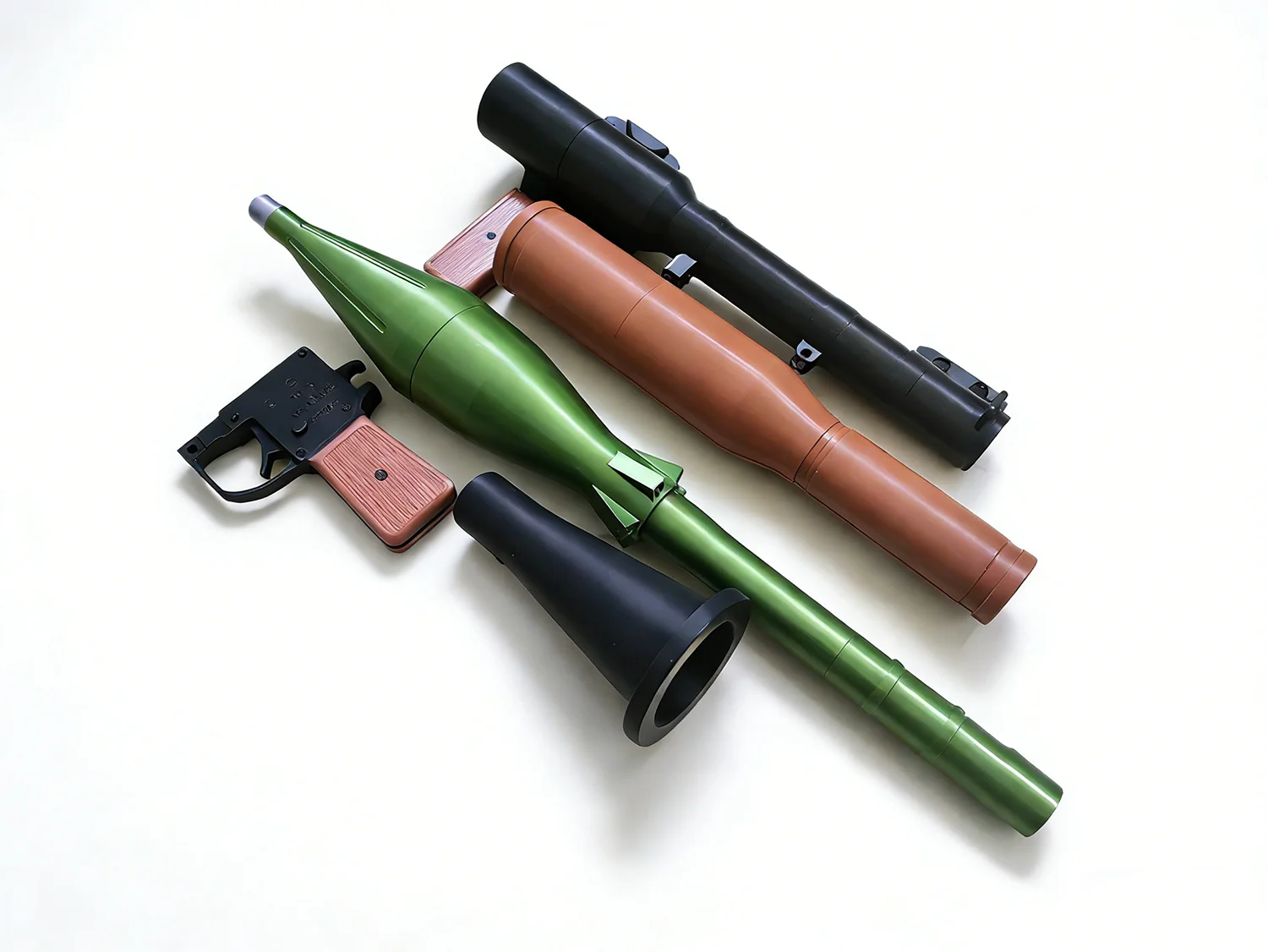 1:1 Scale 3D-Printed Type 69 RPG Launcher Replica, Detailed Non-Functional Display Model for Collectors and Office Decor