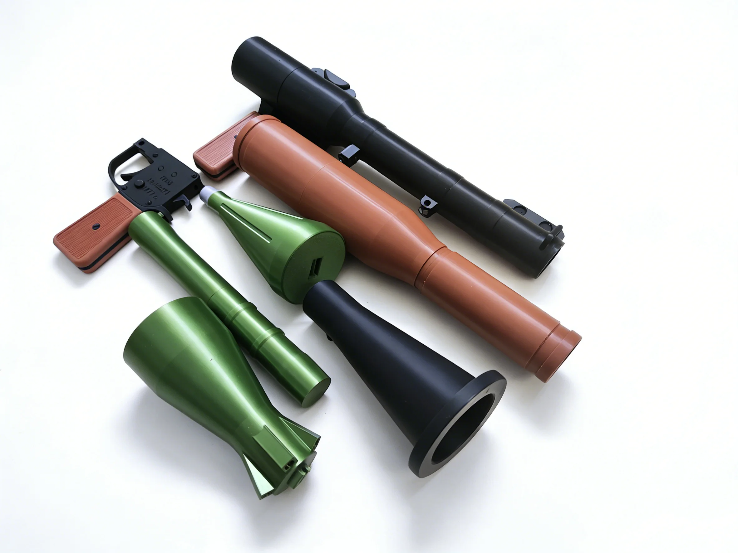 1:1 Scale 3D-Printed Type 69 RPG Launcher Replica, Detailed Non-Functional Display Model for Collectors and Office Decor