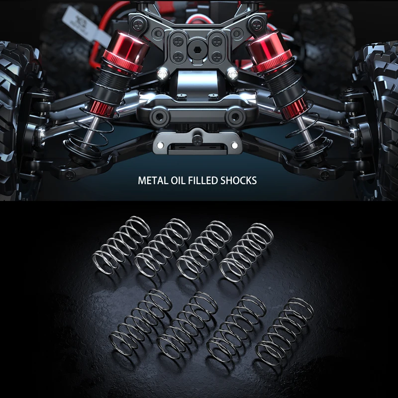1/14 RC Car Brushless 2.4G Remote Control 4WD Off-road Racing RC Truck Electric Hobby Toy