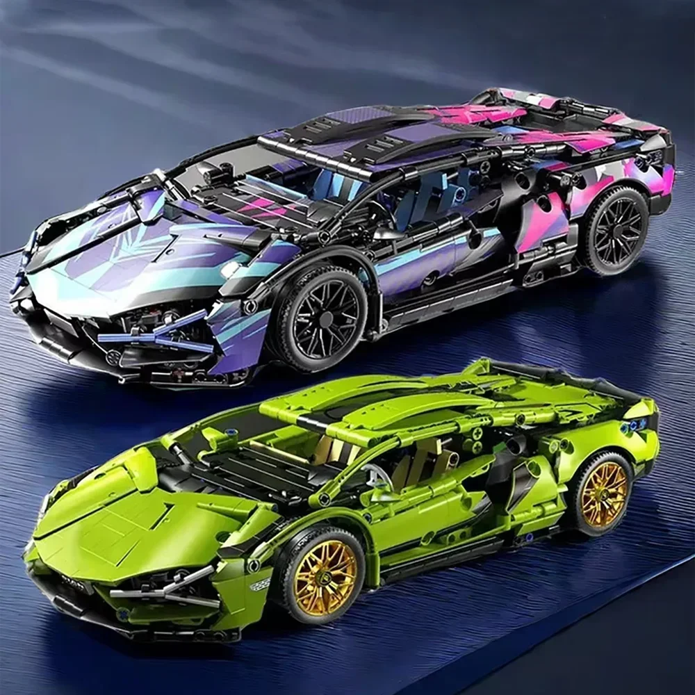 1:14 Technical 1280Pcs Racing Sport Car 42115 Model Building Blocks Mechanical Speed Vehicle Supercar Brick Toys Kid 1:14 Technical 1280Pcs Racing Sport Car 42115 Model Building Blocks Mechanical Speed Vehicle Supercar Brick Toys Kid