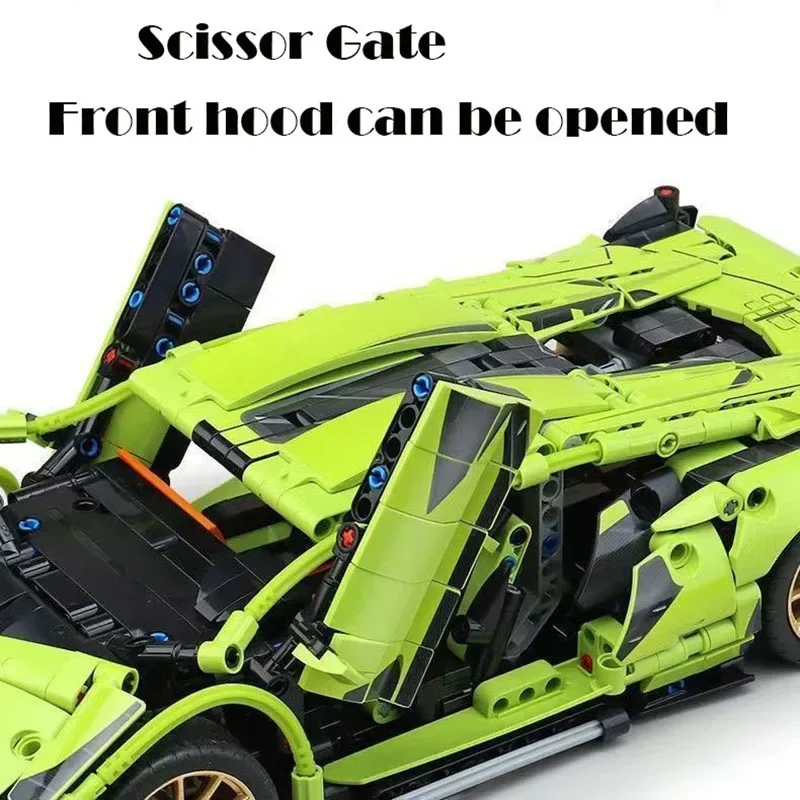 1:14 Technical 1280Pcs Racing Sport Car 42115 Model Building Blocks Mechanical Speed Vehicle Supercar Brick Toys Kid 1:14 Technical 1280Pcs Racing Sport Car 42115 Model Building Blocks Mechanical Speed Vehicle Supercar Brick Toys Kid