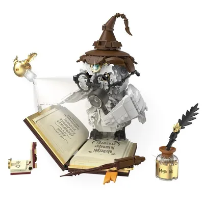 1162pcs Magical World Owl Doctor Magic Book and Lights Building Blocks Bricks Animal Bird Models Boys Assembly Toys Kid 1162pcs Magical World Owl Doctor Magic Book and Lights Building Blocks Bricks Animal Bird Models Boys Assembly Toys Kid